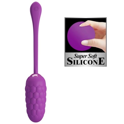 Pretty Love Purple Vibrating Egg Marine Texture Rechargeable - image 5