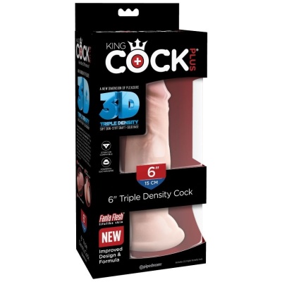 King Cock Triple Density Dildo, 15 cm - image 5