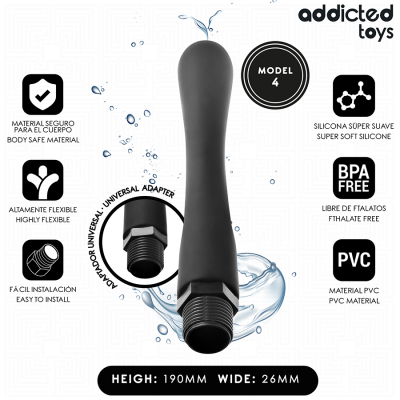 Addicted Toys Anal Cleaner Universal Adapter 4