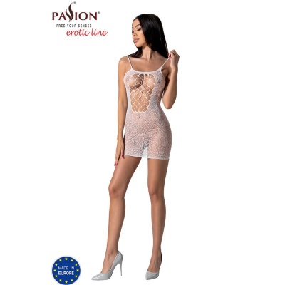 Passion BS096 Bodystocking White One Size - image 3