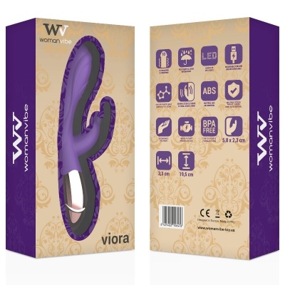 Womanvibe Viora Gold Rabbit Vibrator - image 6