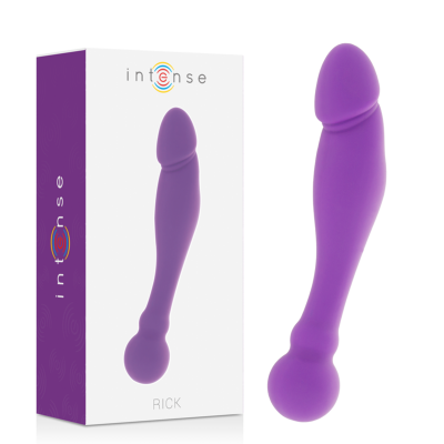 Intense Silicone Dual Stimulator, Lilac, 18cm