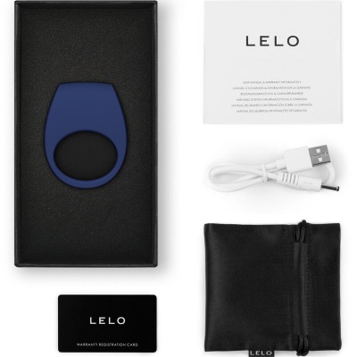 Lelo TOR 3 Blue Vibrator Ring - image 3