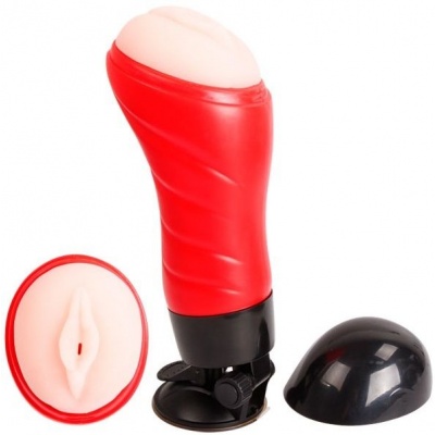 Crazy Bull Vagina with Voice Masturbator Base - image 5