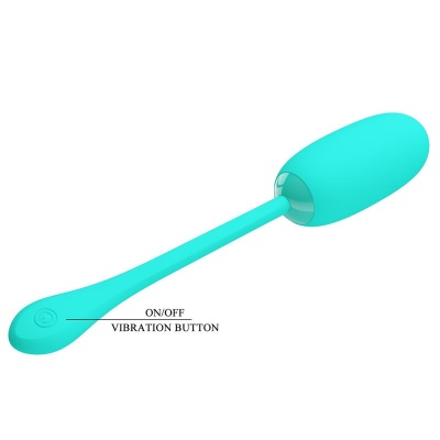 Pretty Love — Julius Waterproof-Rechargeable Vibrating Egg Aqua Green - image 8
