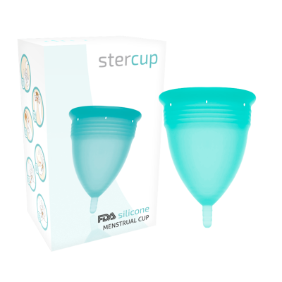 Stercup Menstrual Cup Size L, Aquamarine - image 2