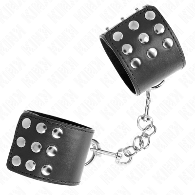 Kink Wrist Restraints with Snap, Black - image 3