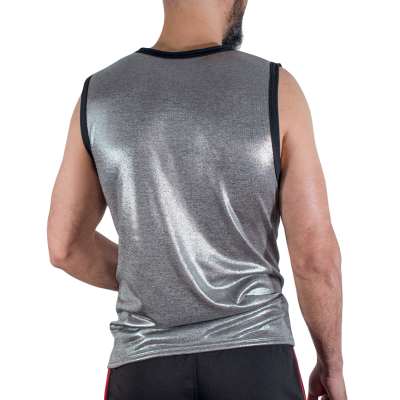 Macho Fine Glitter T-Shirt L/XL - Viscose Sporty - image 3