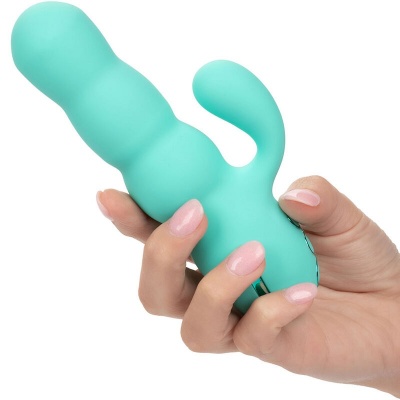 CalExotics Del Mar Diva Rabbit Vibrator Aqua Green CalExotics Del Mar Diva Rabbit Vibrator Aqua Green