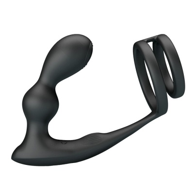 Mr Play Anal Plug & Penis Ring Vibrator - image 4