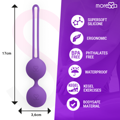 Moressa Osian Three Lilac Kegel Balls - image 4