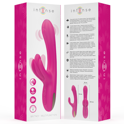 Intense Britney Multifunction Rabbit Vibrator 23 CM Pink - image 8