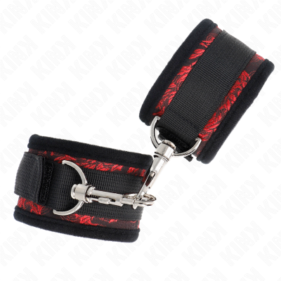 Kink Scandal Wrist Restraints Red Black - image 3