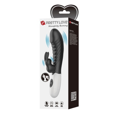 Pretty Love Naughty Bunny Rabbit Vibrator - Black - image 11