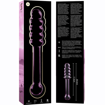 Nebula Series Model 20 Pink Glass Dildo 20.5cm - image 6