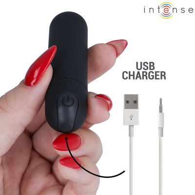Intense Karen Mini Rechargeable Bullet Black - image 5