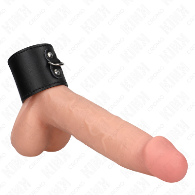 Kink Leather Penis Ring With Pressure Closure 18 X 5 CM