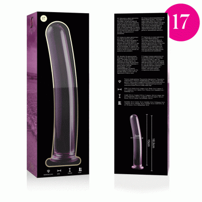 Nebula Series Model 17 Pink Glass Dildo 18.5cm - image 4