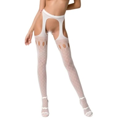 Foto van Passion - S024 Strip Pants - Wit