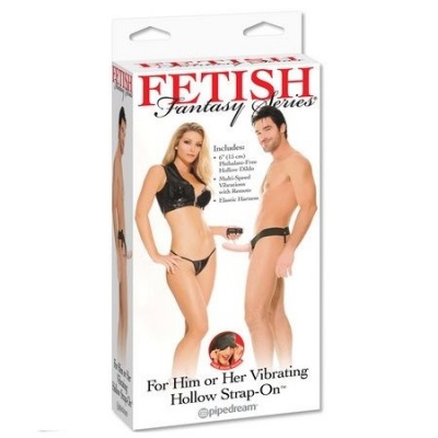FETISH FANTASY SERIES - Hollow Vibrator Harness For Him And Her Nat... - image 2