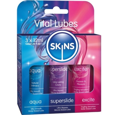 Vital Lubes Kit Aqua, Superslide & Excite Lubricants 3 x 12 ml