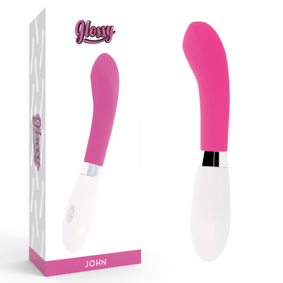 Glossy John Vibrator Pink - image 1