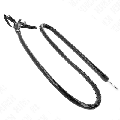 Kink Long Shiny Pvc Whip 138 Cm - image 2