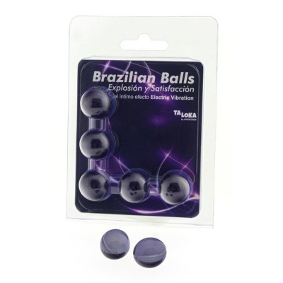 Taloka 5 Brazilian Balls Electric Vibrating Exciting Gel Taloka 5 Brazilian Balls Electric Vibrating Exciting Gel