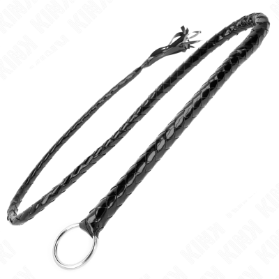 Kink Long Shiny Pvc Whip 138 Cm - image 5