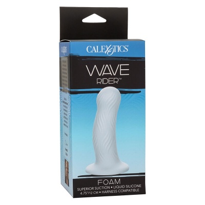 CalExotics Wave Rider Foam Anal Plug Blue - image 9