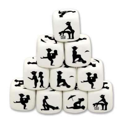 Diablo Picante White Position Dice (25mm) Diablo Picante White Position Dice (25mm)