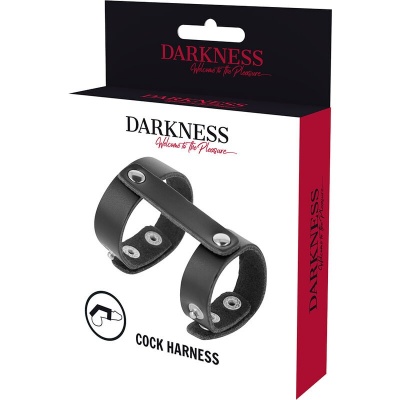 Darkness Adjustable Leather Cock Ring - image 5