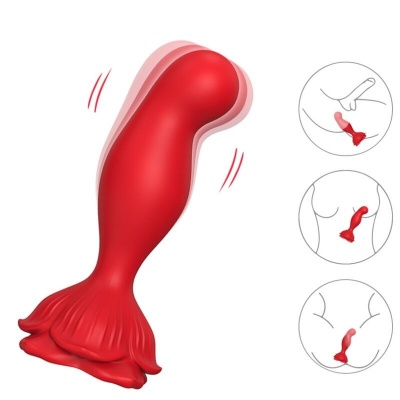 Armony Pink Vibrator Anal Plug Remote Red - image 4