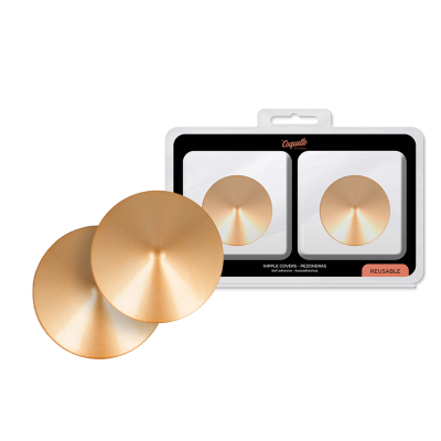 Coquette Chic Desire Nipple Covers Gold Circles - image 1