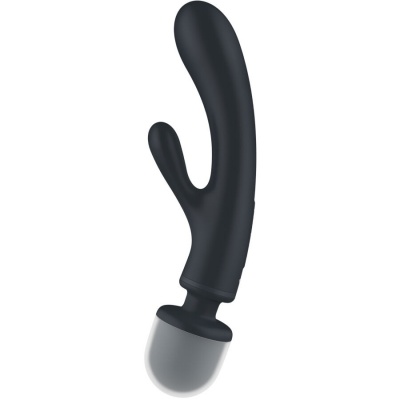 Satisfyer Triple Lover Rabbit Vibrator Grey - image 3
