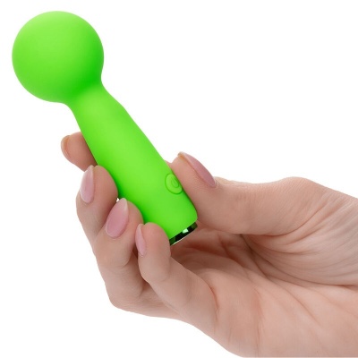 Calexotics Neon Vibes Bubbly Vibe Green Massager - image 5