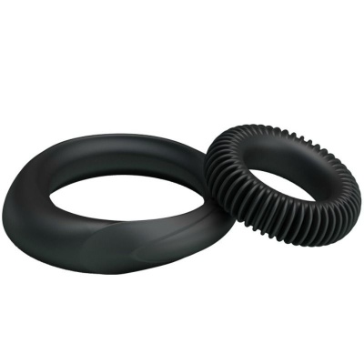 Baile Manhood Silicone Ring Set 2pcs - image 4
