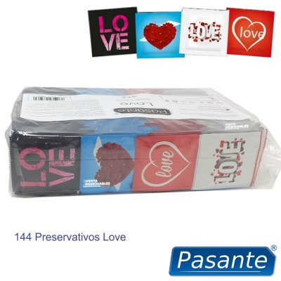 Pasante Love Heart Design Condoms 144pk - image 3