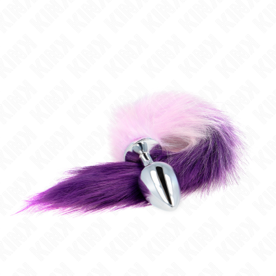 Kink Anal Plug L 10x4cm Synthetic Tail 40cm Purple - image 3