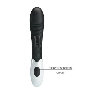 Pretty Love Naughty Bunny Rabbit Vibrator - Black - image 9