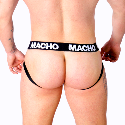 Macho MX27GR Gray Beige Leather Jock L - image 6