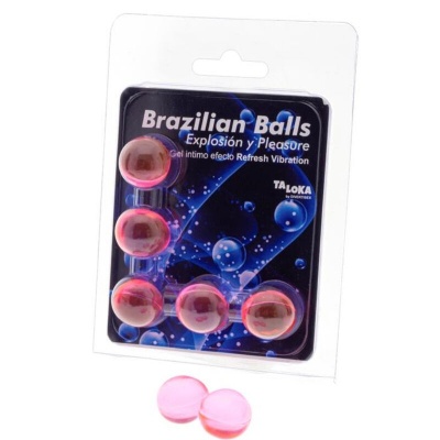 Taloka 5 Brazilian Balls Refresh Vibrating Exciting Gel Taloka 5 Brazilian Balls Refresh Vibrating Exciting Gel