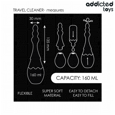 Addicted Toys Travel Cleaner Silicone Model 4 - image 5