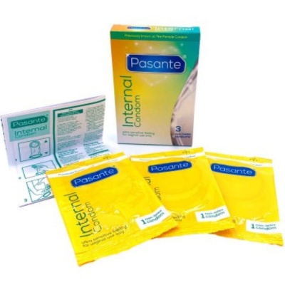 Pasante Internal Condom Non-Latex 3-Pack - image 2