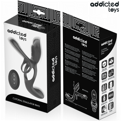Addicted Toys Double Penis Ring with Clitoral Stimulator - image 7