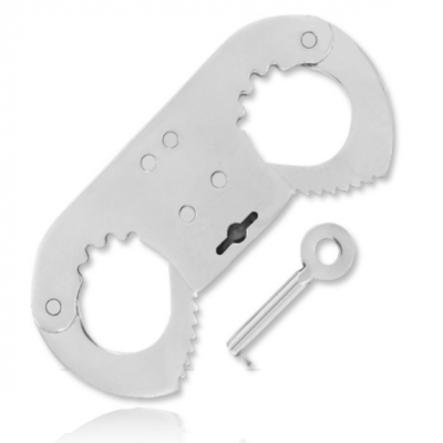 Metal Hard Finger Thumb Cuffs Stainless