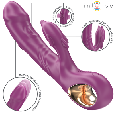 Intense Halle Dolphin Tongue Vibrator - Purple - image 2