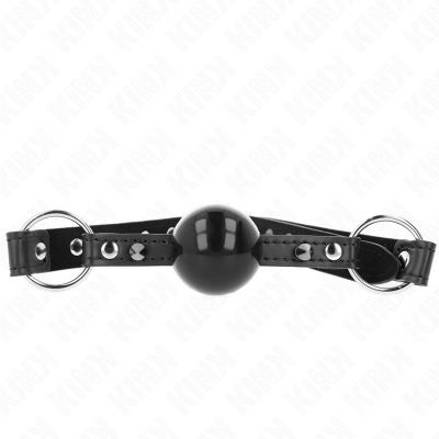 Kink Ball Gag 4cm with Tip Rivet - image 1