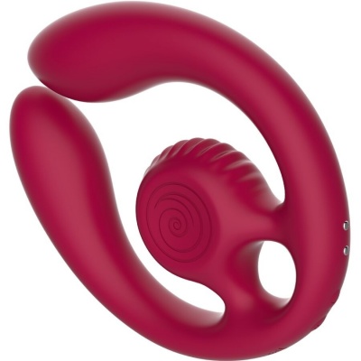 Snail Vibe Gizi Duo Couples Stimulator Remote Burgundy - image 3