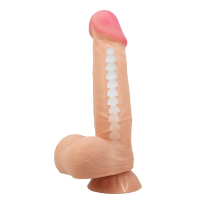 Pretty Love Sliding Skin Dildo Flesh 21.8 CM - image 6